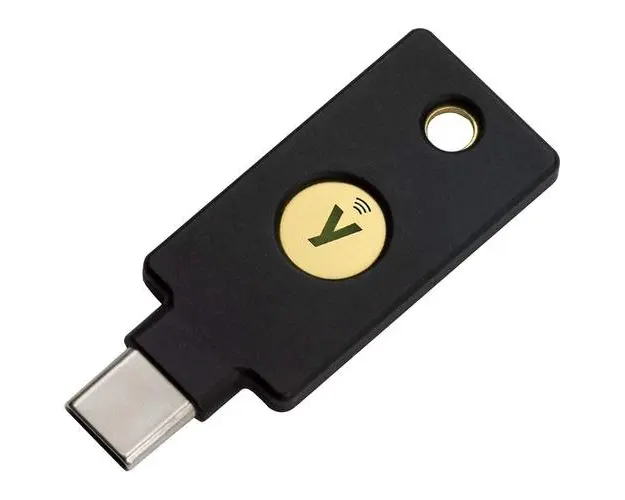 Dispozitiv criptografic securizat tip token, Yubico Yubikey 5C NFC, negru