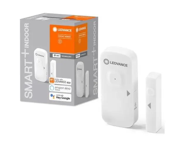 Senzor de contact Ledvance Smart+, Wi-Fi, compatibil Amazon Alexa/Google Assistant