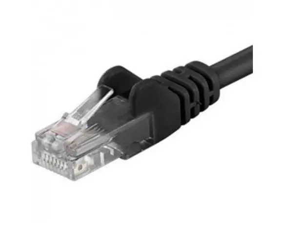 Patchcord UTP RJ45-RJ45 Cat.6 3m negru, UTP-6-3-BK, pachcord din cupru
