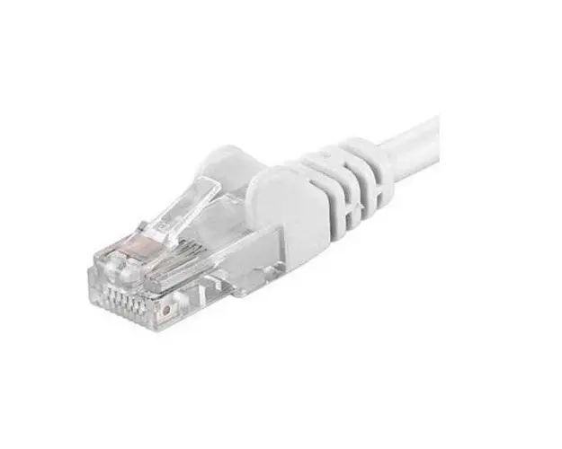 Patchcord UTP RJ45-RJ45 Cat.6 2m alb,UTP-6-2-W, pachcord din cupru