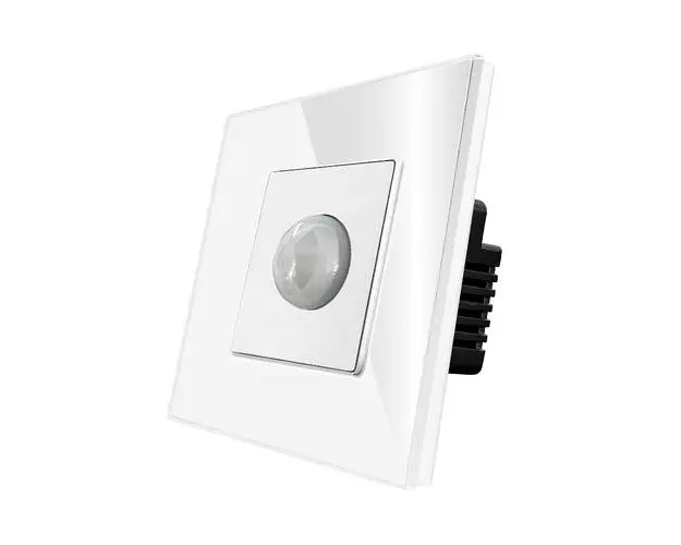 Senzor de Miscare PIR LUXION cu Rama din Sticla