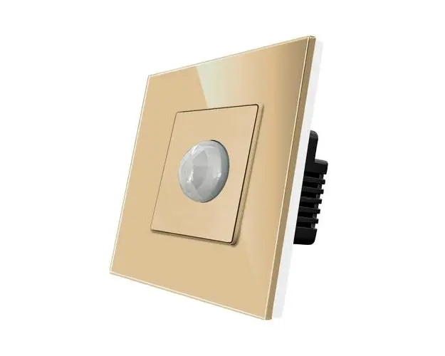 Senzor de Miscare PIR LUXION cu Rama din Sticla