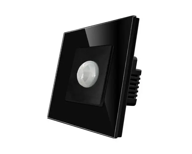 Senzor de Miscare PIR LUXION cu Rama din Sticla