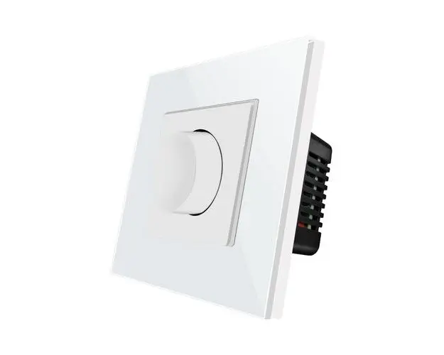 Intrerupator cu Variator Mecanic LUXION cu Rama din Sticla