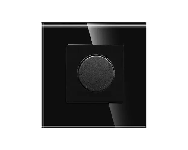 Intrerupator cu Variator Mecanic LUXION cu Rama din Sticla