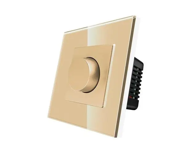 Intrerupator cu Variator Mecanic LUXION cu Rama din Sticla