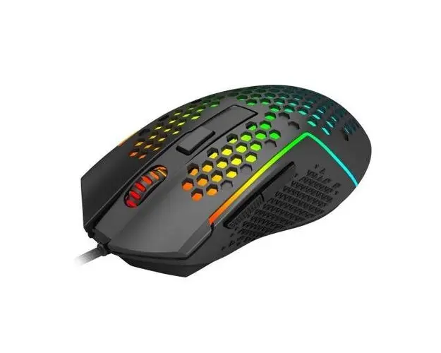 Mouse gaming Redragon Reaping Elite. USB, iluminare RGB, 32900 DPI (Negru)