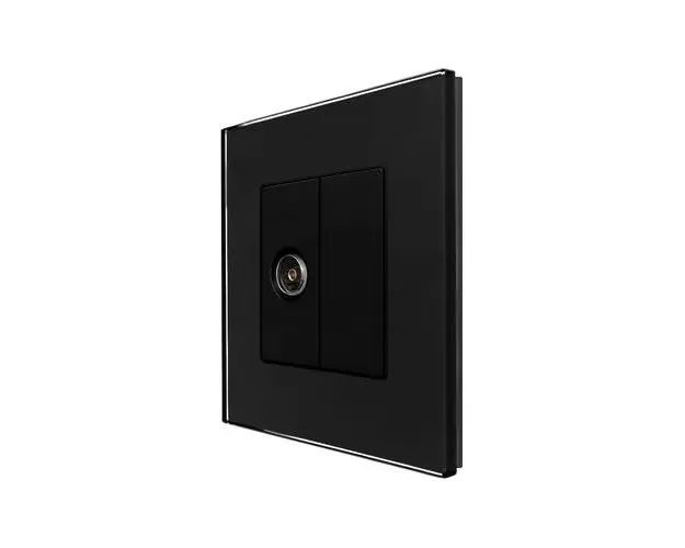 Priza TV cu Rama din Sticla LUXION