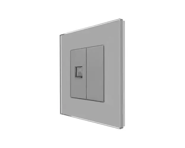 Priza Internet cu Rama din Sticla LUXION