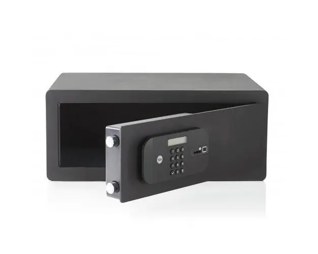 Seif Assa Abloy YLFB/200/EB1, acces cu amprenta si cod PIN, memoreaza pana la 100 de amprente, Blocare timp de 1 minut in cazul introducerii unui cod gresit de 3 ori
