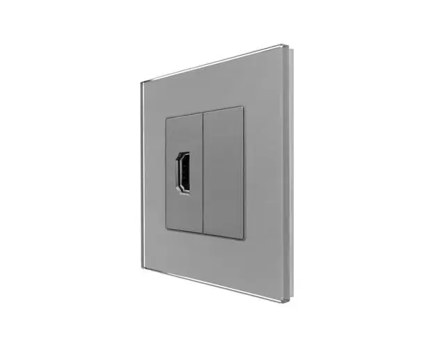 Priza HDMI cu Rama din Sticla LUXION