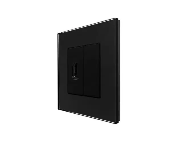 Priza HDMI cu Rama din Sticla LUXION