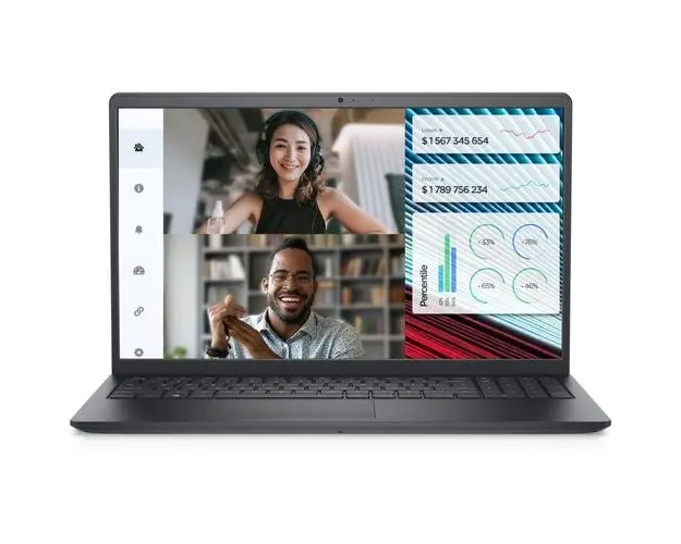 Laptop Dell Vostro 3520 (Procesor Intel® Intel® Core™ i7-1255U (12M Cache, up to 4.7 GHz) 15.6inch FHD, 16GB, 512GB SSD, Intel Iris Xe Graphics, Windows 11 Home, Negru)