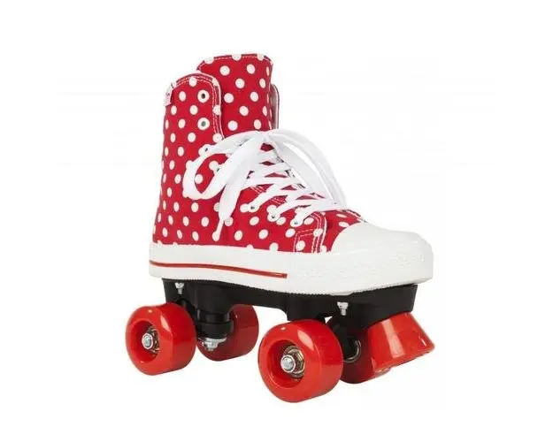 Role Rookie Canvas High Polka Dots, 40.5, Rosu Alb