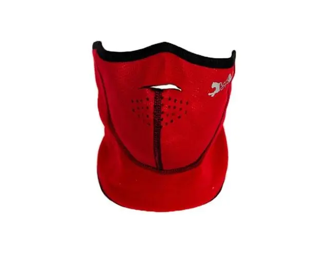 Masca de protectie fata, Bars M67-01, ski, snowboard, moto, unisex, Rosu, M