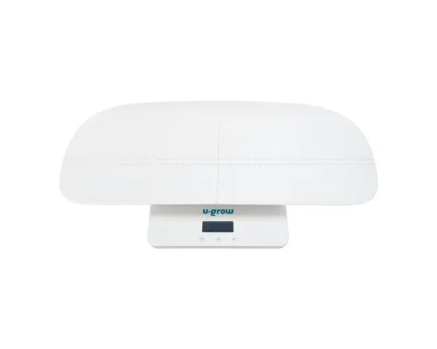 Cantar 2 in 1 pentru bebelusi si copii U-Grow, functie bluetooth, capacitate 100 kg, display LCD, alb