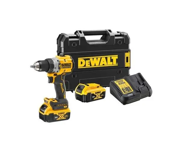 Masina insurubat/gaurit pe acumulator cuplu reglabil Dewalt DCD805P2T, 650/2000 rpm, 90 Nm, percutie, 18V, 2x5Ah, cutie TSTAK Dewalt
