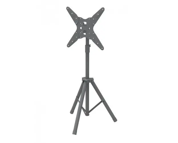 Suport TV portabil, universal, trepied, 17 - 60 inch, Argintiu, Techly, ICA-TR17T1
