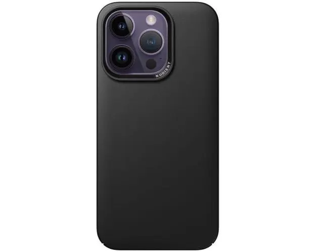 Husa Nudient Thin compatibila cu iPhone 14 Pro, MagSafe, Negru