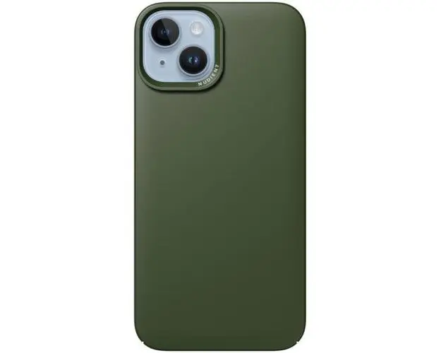Husa Nudient Thin compatibila cu iPhone 14, MagSafe, Verde