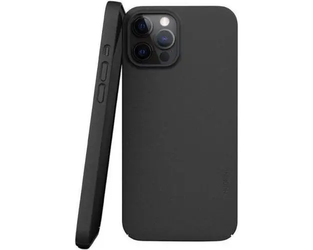 Husa Nudient Thin compatibila cu iPhone 13 Pro Max, MagSafe, Negru