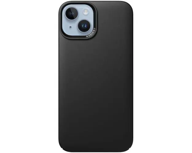 Husa Nudient Thin compatibila cu iPhone 14, MagSafe, Negru