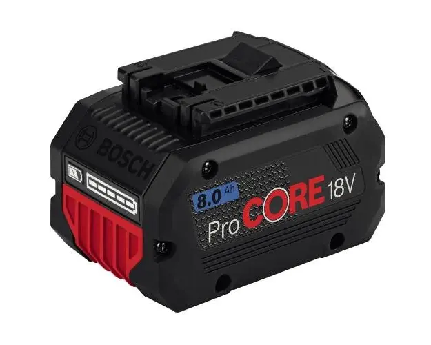 Acumulator Li-Ion Bosch Professional ProCORE, 18 V, 8.0 Ah, Flexible Power System, tehnologie COOLPACK 2.0 + cutie carton