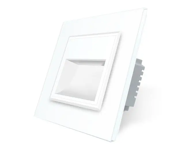 Lampa de veghe LED Livolo cu rama din sticla