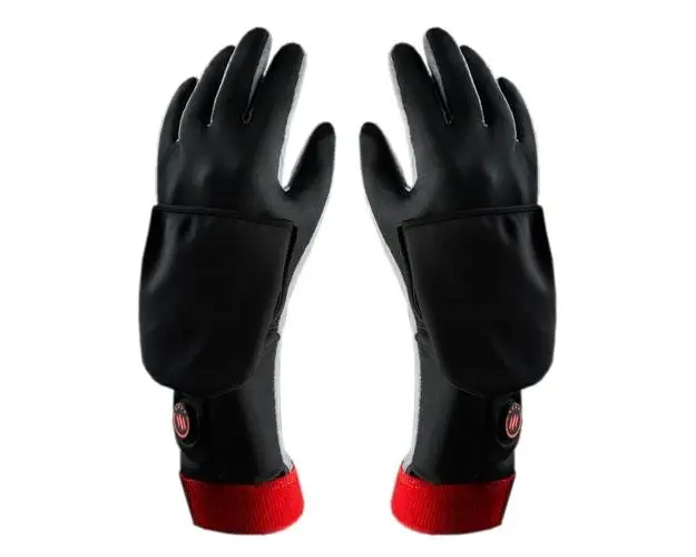 Manusi universale incalzite Glovii GYBXL, cu capac impermeabil, Negru, L-XL