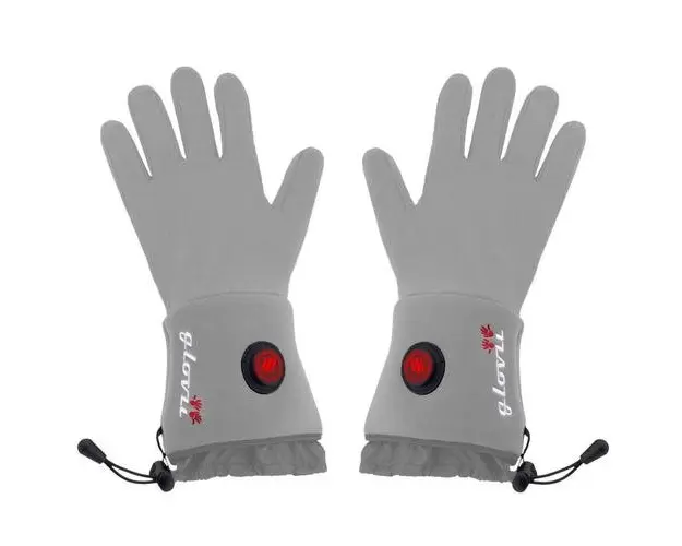 Manusi universale cu incalzire Glovii GLGXL, Cu baterie si incarcator, Gri, L/XL