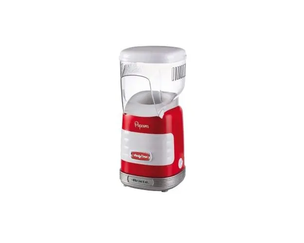 Aparat popcorn Party Time 2956 Ariete, 1100W, 60 gr, Rosu
