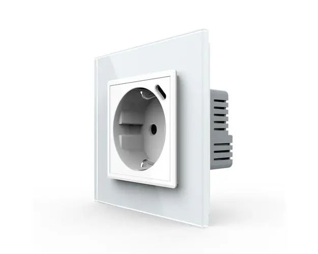 Priza Schuko + USB-C LIVOLO, Standard German  Serie Noua