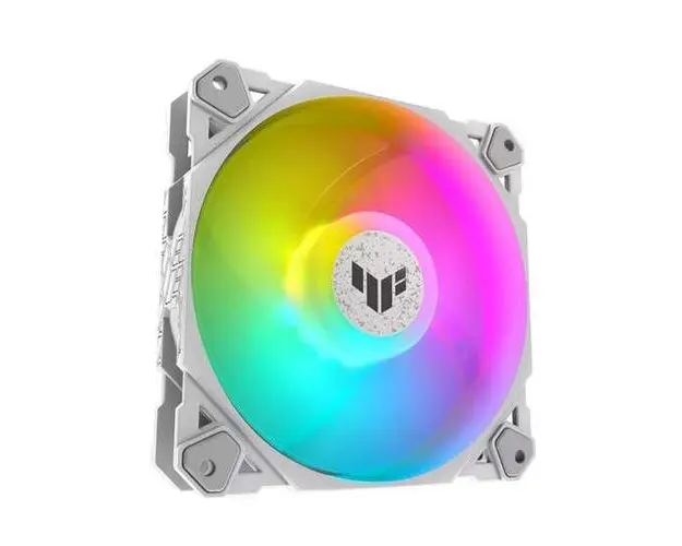 Ventilator ASUS TUF Gaming TF120, 120mm, iluminare aRGB (Alb)