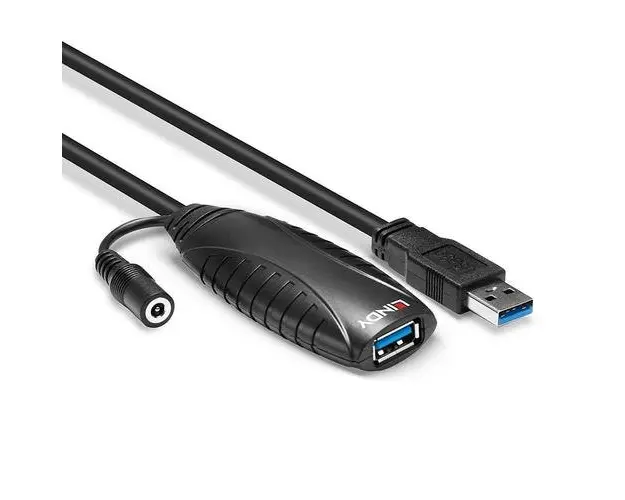 Cablu Extensie USB 3.0 Lindy LY-43156 Activ, 10m