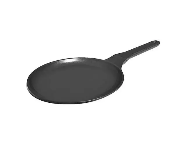 Tigaie pentru clatite RONDELL Zeita Neu RDA-1368, 24 cm, Aluminiu, TriTitan, Negru
