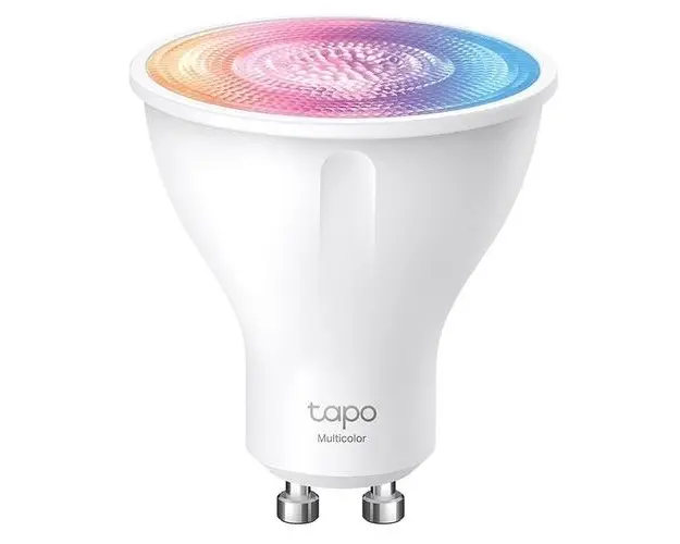 Bec LED RGB inteligent TP-Link Tapo L630, Wi-Fi, GU10, 3.7W, 350 lm, lumina alba si colorata (2200-6500K) compatibil Amazon Alexa/Google Assistant