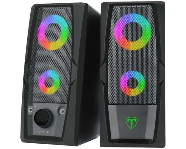 Boxe T-Dagger Matrix iluminare RGB , 2x3W (Negru)