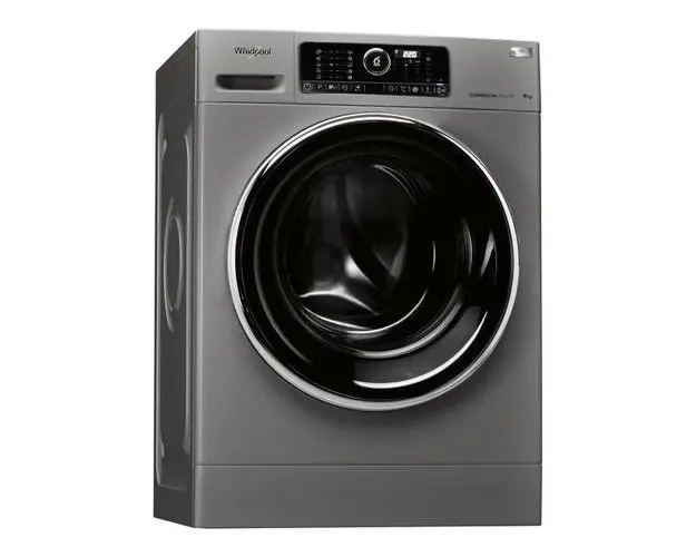 Masina de spalat rufe semi profesionala Whirlpool AWG 912 S/PRO, 9 kg, 1200 RPM, clasa A+++, 10 programe, 6 sense, Silver