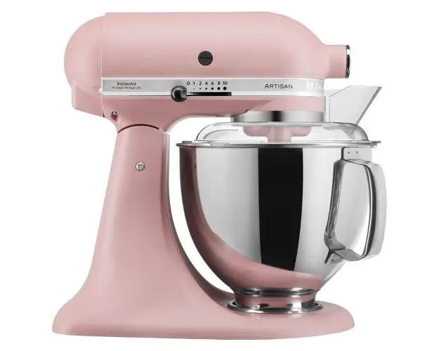 Mixer cu bol 4.8L, Artisan, Model 175, Dried Rose - KitchenAid