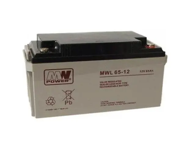Acumulator AGM 12V 65AH, stationar fara intretinere, Lungime 35cm, latime16cm, inaltime 18cm, greutate 21Kg