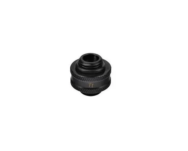 Conector extensie Thermaltake Pacific G1/4 tata - tata 10mm, Negru