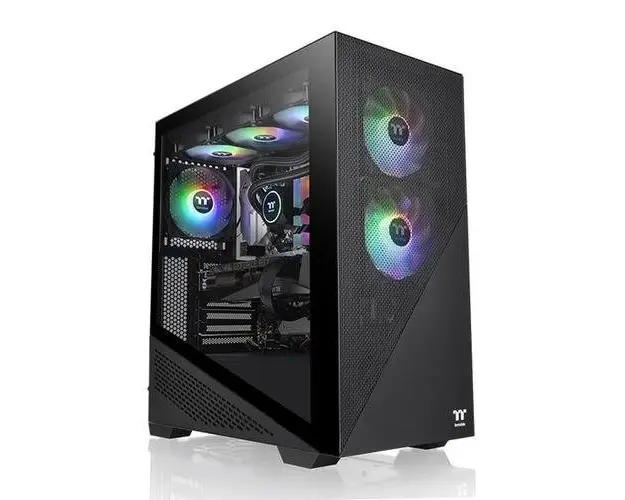 Carcasa Thermaltake Divider 370 Tempered Glass, aRGB