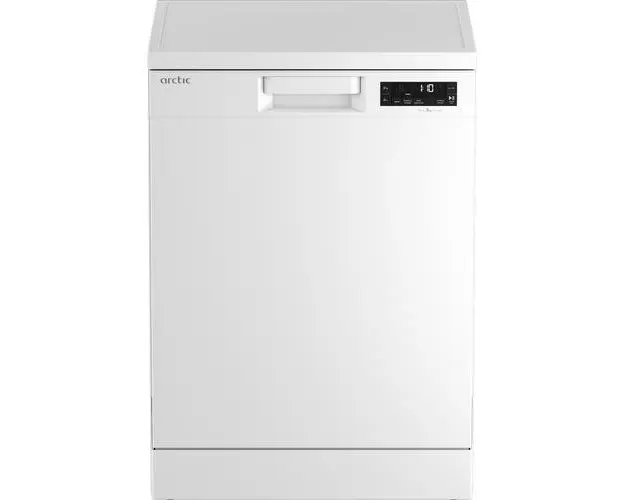 Masina de spalat vase Arctic DFN363, 14 seturi, 6 programe, Clasa D, Deschidere automata a usii, Aqua Protect, Mini 35, 60 cm, Alb