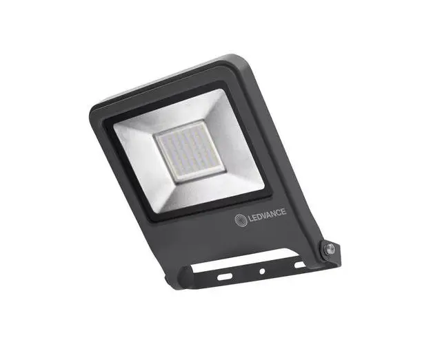 Proiector LED Ledvance ENDURA FLOOD, 50W, 220-240V, 4500 lm, lumina neutra (4000K), IP65, 245x210x43mm, aluminiu, Gri