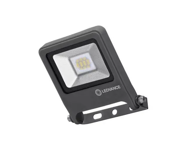 Proiector LED Ledvance ENDURA FLOOD, 10W, 220-240V, 800 lm, lumina calda (3000K), IP65/IK06, 125x101x29mm, aluminiu, Gri