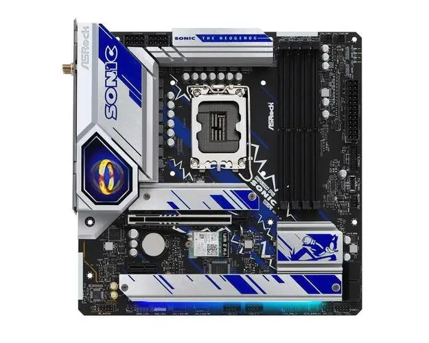 Placa de baza AsRock B760M PG Sonic WIFI, LGA1700 , 4x DDR5, frecventa maxima 7200MHz, 1x DisplayPort, 1x HDMI, 1x PCIe x16, 1x PCIe x1, 3x M.2, 4x SATA3 6Gbs, LAN 2.5Gbps, WIFI, Bluetooth 5.3, microATX