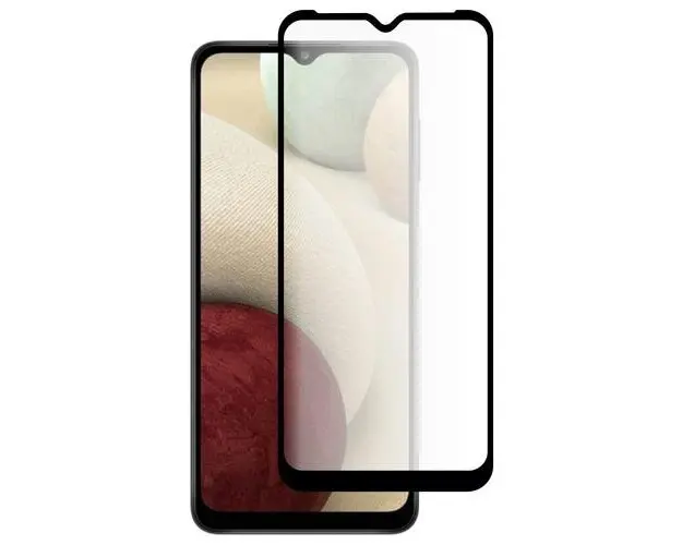 Folie Sticla Full Cover Premium 5D Full Glue pentru Samsung Galaxy A12/M12, Negru