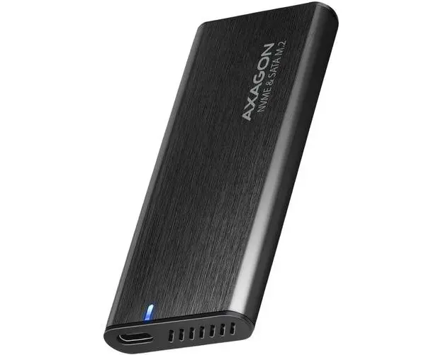 Rack extern Axagon EEM2-SB2 USB-C 3.2 Gen 2, M.2 SSD (Negru)