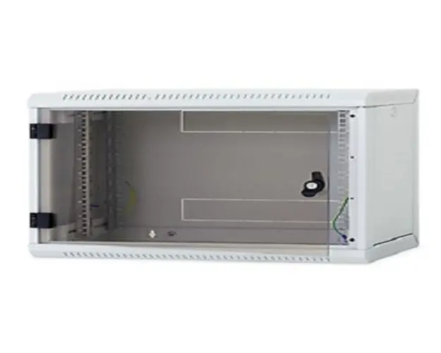 Rack de perete Triton sectiune simpla 9U 400mm, securizare cu cheie, IP30