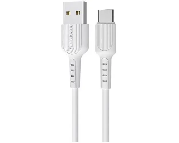 Cablu Date Type C Borofone BX16 Easy 2A, 1m (Alb)